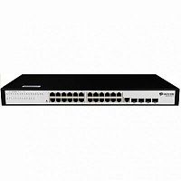S2528-C  Ethernet switch with 28 GE ports (1 console port, 24 GE TX ports, 4 GE SFP ports  standard AC220V power supply  fanless, 1U, standa