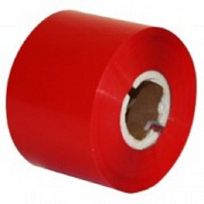 Термотрансферная лента 25 мм х 300 м, OUT, Format R500, Resin, красная (red), R500025300OUTRED