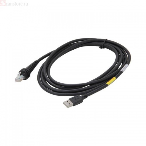 Изображение Кабель USB, black, Type A, 3m (9.8), straight, 5V host power, CBL-500-300-S00 от магазина СканСтор