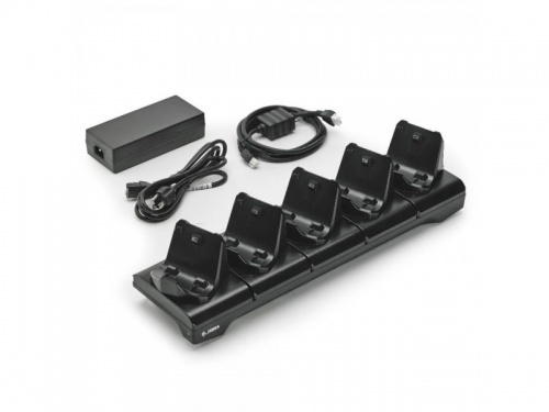  5-slot printer docking cradle ZQ300 Series includes power supply and EU power cord, CRD-MPM-5SCHGEU1-01   