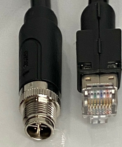 CAB-ETHRJ45-M12-10  M12 to RJ-45 Ethernet cable, 10 ft