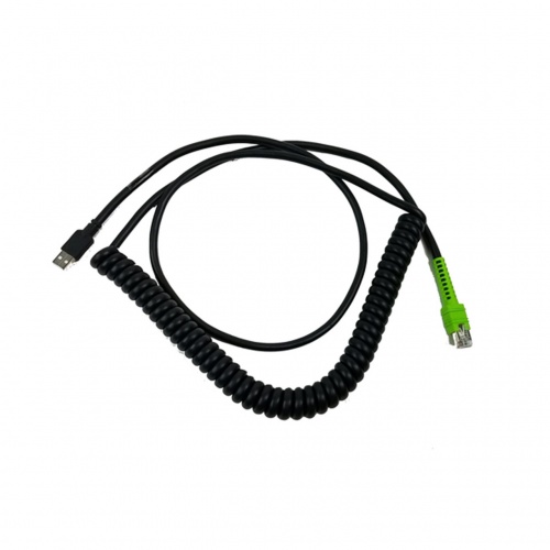    SHIELDED USB: SERIES A, 12', COILED, BC1.2 (HIGH CURRENT), -30C, CBA-UF8-C12ZAR   