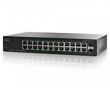 SG112-24-EU  24-,  Cisco SG112-24 COMPACT 24-port Gig Switch-2 Mini-GBIC Ports