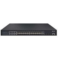 S3900-24S8T6X Коммутатор 24 100M/ 1000M SFP ports, 8 GE TX ports, 6 10GE/GE SFP+ ports  2 power slots with 1 hot-swap AC220V power supply  the cooling fan, 1U, 19-inch rack-mounted installation, 1 RJ45 console port, S3900-24S8T6X