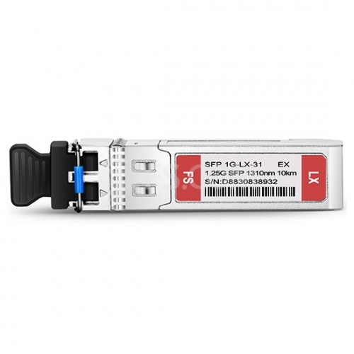 1000BASE-LX SFP, MMF 220 & 550 meters, SMF 10km, LC connector, Industrial Temp, 10052H