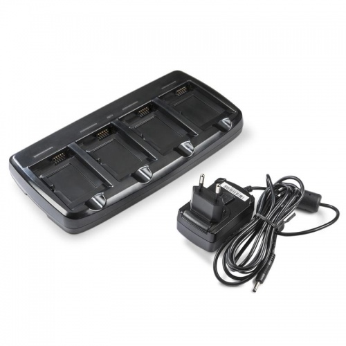 Изображение Зарядное устройство для 4-х аккумуляторов Dolphin 70e Black, 75e/60s, SL22h/SL42h sled - EU Kit, COMMON-QC-2 от магазина СканСтор