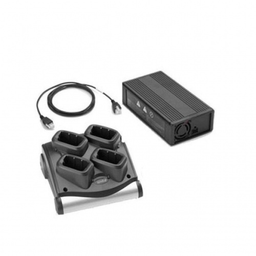 Изображение Зарядное устройство для аккумуляторов для MC9000, 4 слота с блоком питания, без кабеля питания, KIT-SAC9000-4001ES от магазина СканСтор