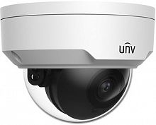 Uniview IPC324SR3-DVPF28-F Видеокамера IP Купольная антивандальная: фикс. объектив 2.8мм, 4MP, Smart IR 30m, Mic, WDR 120dB, Ultra 265_H.264_MJPEG, Sm