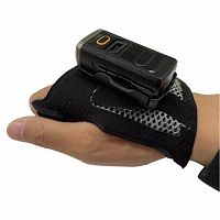 Изображение Текстильный браслет-крепление для SR5600 с кнопкой сканирования / для левой руки / размер LARGE / textile wristband for SR5600, GLV-SR5600-LL от магазина СканСтор
