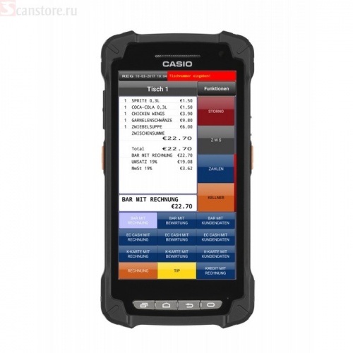 Изображение Терминал сбора данных (ТСД) Casio IT-G400-WC21L, 19ART1202160118 от магазина СканСтор