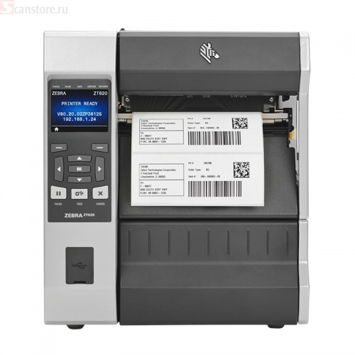 Изображение Термотрансферный принтер Zebra ZT620; ZT62063-T0E0100Z от магазина СканСтор