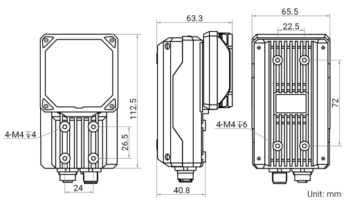 ����������� ����������� ����� Hikrobot ID5030, MV-ID5030M-08S-WBN �� �������� �������� ���� 3