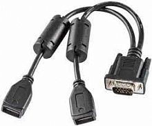 Изображение Кабель VM3 USB Y cable - D15 male to two USB type A plug 10ft. (3.05m) host., VM3052CABLE от магазина СканСтор