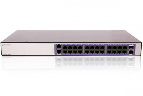 220-24p-10GE2, 2 10GbE unpopulated SFP+ ports, 1 Fixed AC PSU, 1 RPS port, L2 Switching with RIP and Static Routes, 16563