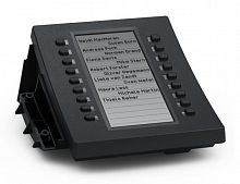 SNOM D3 Модуль расширения для IP-телефонов D315, D345, D375, D385. Монохромный экран высокого разрешения с подсветкой, 18 самомаркирующихся клавиш со
