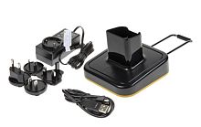      1128 Docking Cradle Kit for 1128 RFID Reader with 5.2V, 4.A Worldtraveller PSU and Mini USB Lead, 1128-CRD-02   