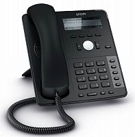SNOM D712 Настольный IP-телефон. 4 учетные записи SIP, Графический монохромный экран с подсветкой, 5 кнопок с LED индикаторами, 2-порта 10_100, PoE, С